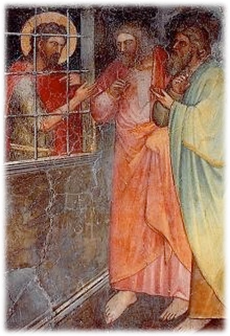 Giusto de' Menabuoi sec. XIV, San Giovanni Battista in carcere